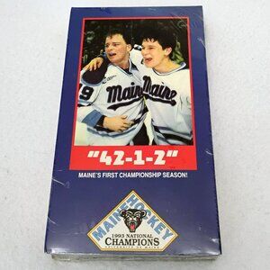 42-1-2 Maine's First Championship Season 1993 University Maine Hockey Sealed VHS